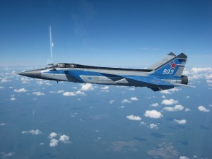 The MiG-31 Foxhound can fly high and perform aerobatics.